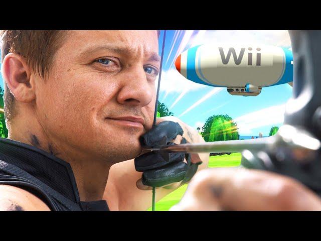 Hawkeye in Wii Sports Archery