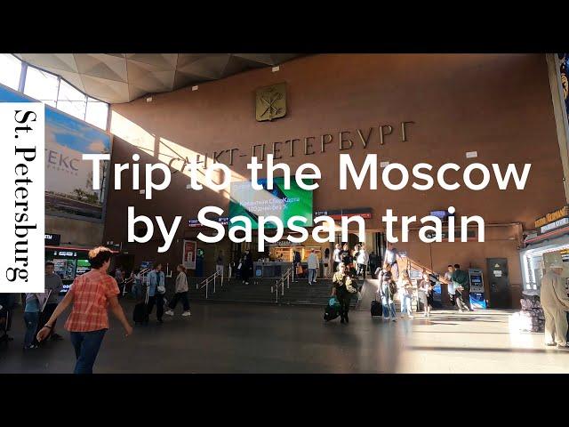 Trip by Siemens’s high speed train Sapsan #roadtraffic #train #driving #walking