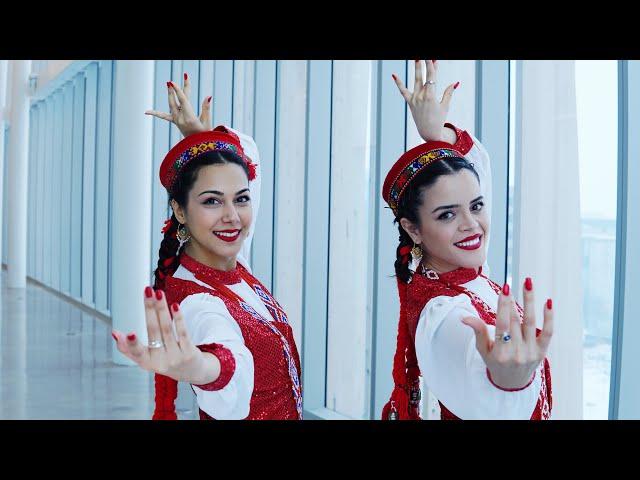 Traditional Tajik/Pamiri Dance | Gul Ba Ruit | Amyna & Nilofar - 4K