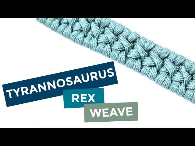 How To Make The Tyrannosaurus Rex (T-Rex) Paracord Weave Tutorial