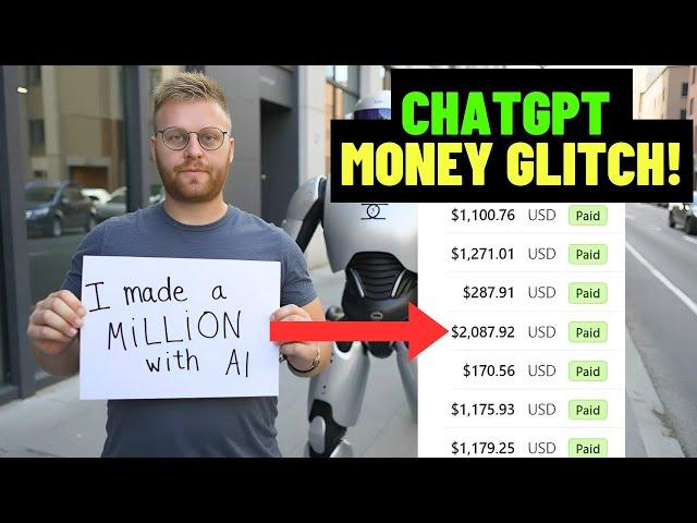 I Discovered The ChatGPT Infinite Money Glitch (Make Money Online With ChatGPT)