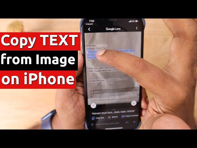 How to COPY TEXT from IMAGE on iPhone and iPad?  Free App