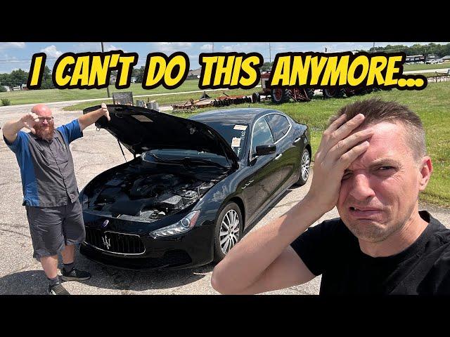 After 3 FAILED ENGINES on my Maserati Ghibli, my mechanic is QUITTING, and I'm out THOUSANDS