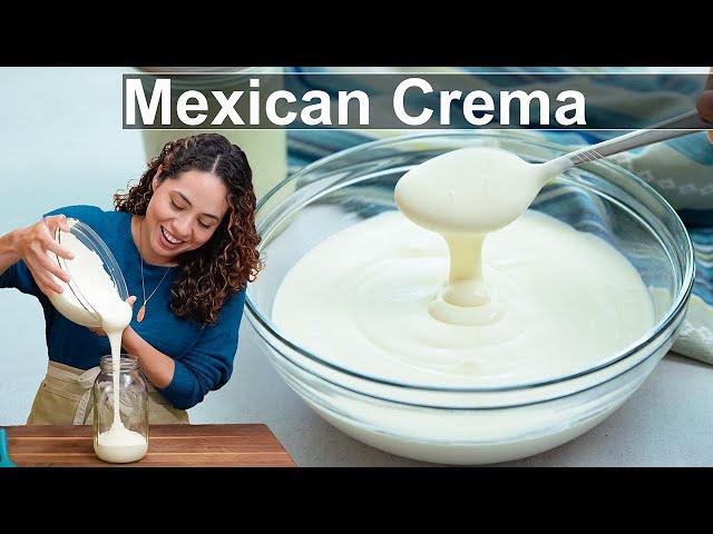 Two Ingredient Homemade Crema Mexicana: No More Store Hunts!