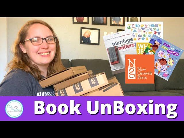 New Growth Press Book Unboxing || Christian Homeschool Resources