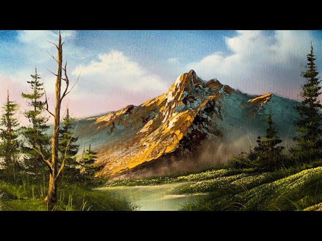 How To Paint A Beautiful Mountain Landscape In Oil - Paintings By Justin