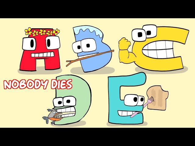 Alphabet Lore Plays Dumb Ways to Die but NOBODY DIES (Part 1) Animation meme