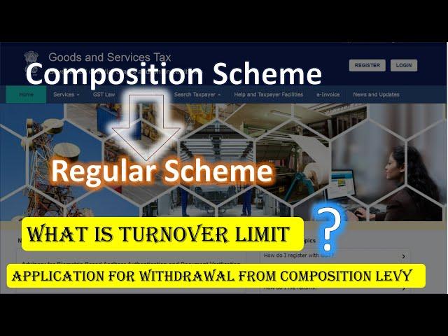 How to change #composition  Scheme to #regular  Scheme in #gst (CMP-04). What is Turnovers Limits ?