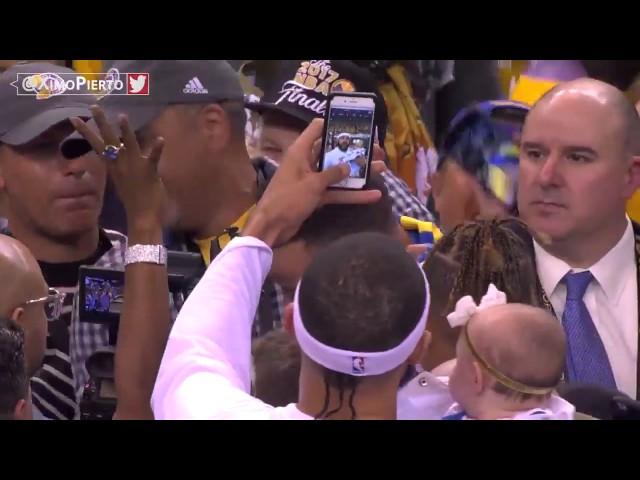 Last Minute Of Game 5   Cavaliers vs Warriors   2017 NBA Finals