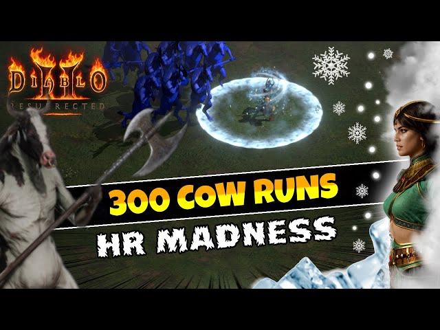 300 COW runs with FROST nova sorc ! - Diablo 2 resurrected