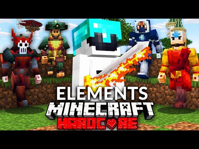 100 Players Simulate Minecraft's Elemental Tournament