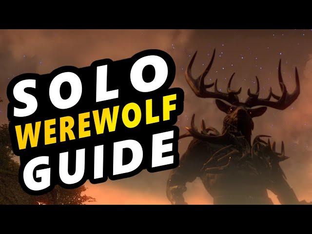 HUGE DPS - SO EZ YOUR GRANDMA COULD DO IT - ESO Solo Werewolf Build