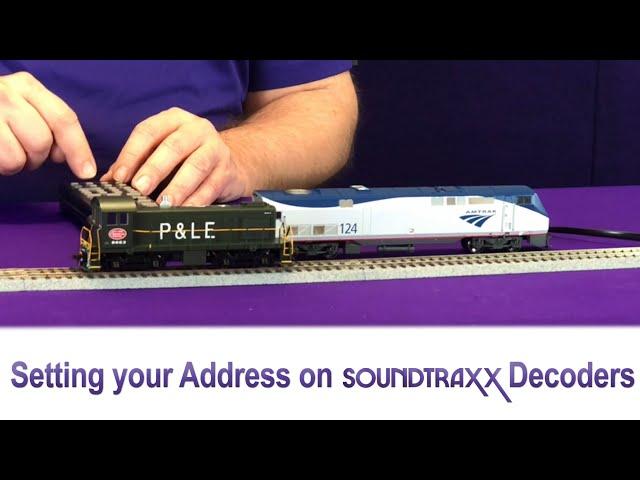 Setting the Address on SoundTraxx Decoders