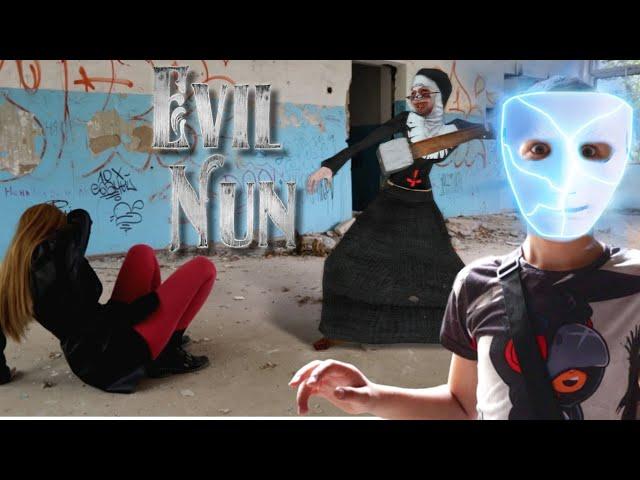 Монахиня существует в реальной жизни! Short action version Evil Nun in real life / Супер Тима