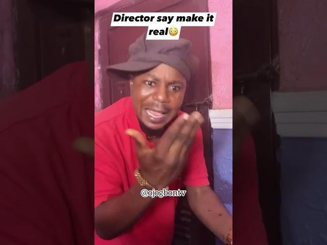 Director say make it real, and this happened #shortvideo #funnyvideo #shortsfeed #skitmaker