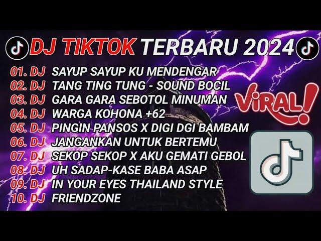 DJ SLOW BASS TERBARU 2024 | VIRAL TIKTOK FULL BASS  DJ SAYUP - SAYUP KU MENDENGAR | FULL ALBUM