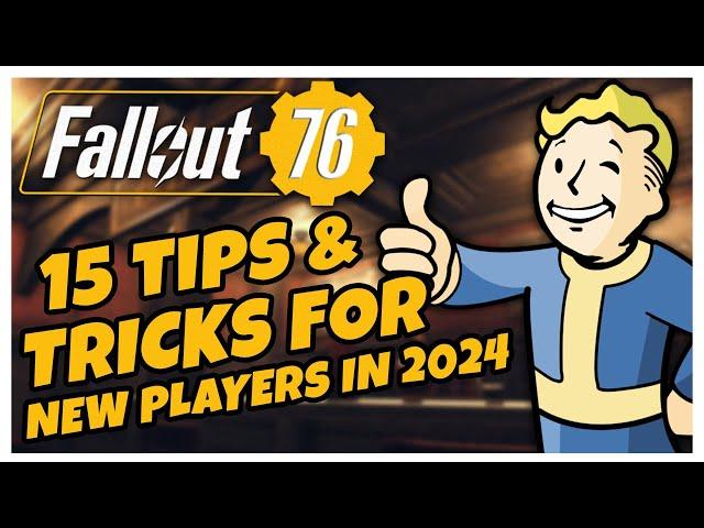 Tips and Tricks For NEW Players in 2024 | Fallout 76