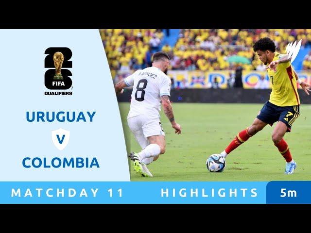 Uruguay v Colombia - Highlights - FIFA World Cup 26™ CONMEBOL Qualifiers 2024