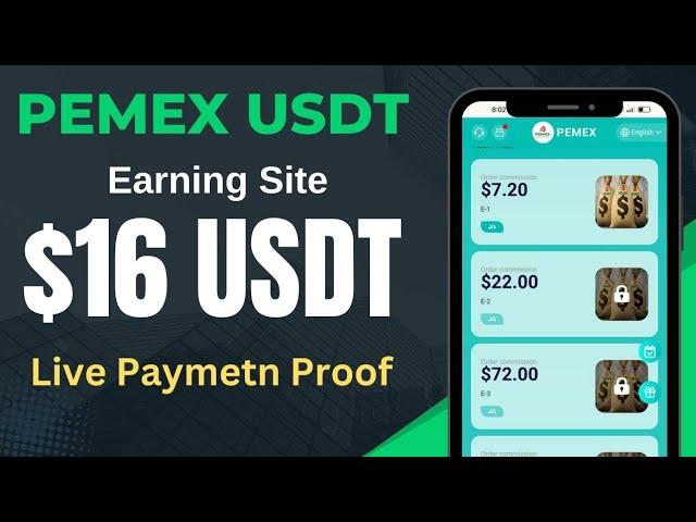 Earn $16 Usdt Live Withdraw Proof | New Usdt Earning website 2024 | Abid STV