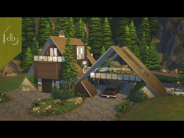 Modern A-Frame | The Sims 4 Speed Build