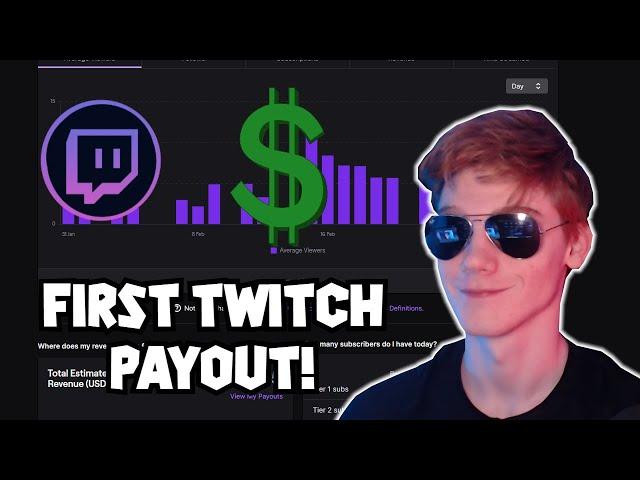 How Much Money Twitch Affiliate's Make  | My First Twitch Payout