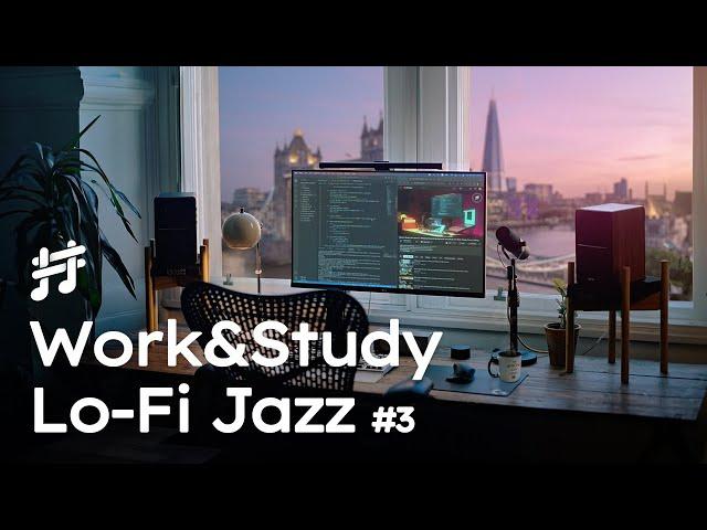 Work & Study Lofi Jazz v3 - Soft Unwind Background Jazz Piano Music for Work, Study, Focus, Coding