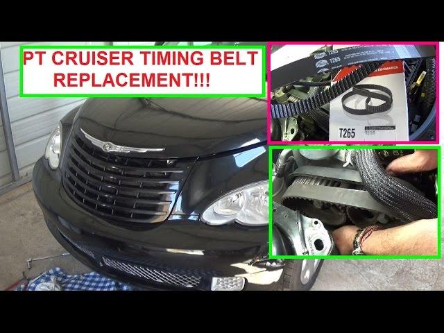 Chrysler PT Cruiser Timing Belt Replacement  2.4 Engine.  How to replace the timing belt