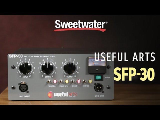 Useful Arts SFP-30 Tube Microphone Preamp Demo