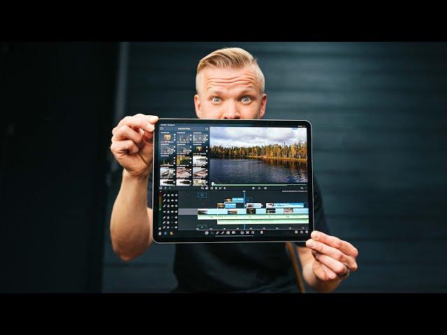 M1 iPad Pro - Crazy Fast 4k Video Editing! Even Canon R5 Footage 