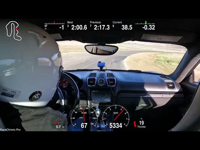 Thunderhill East - 1:59.8 - Porsche Cayman GTS