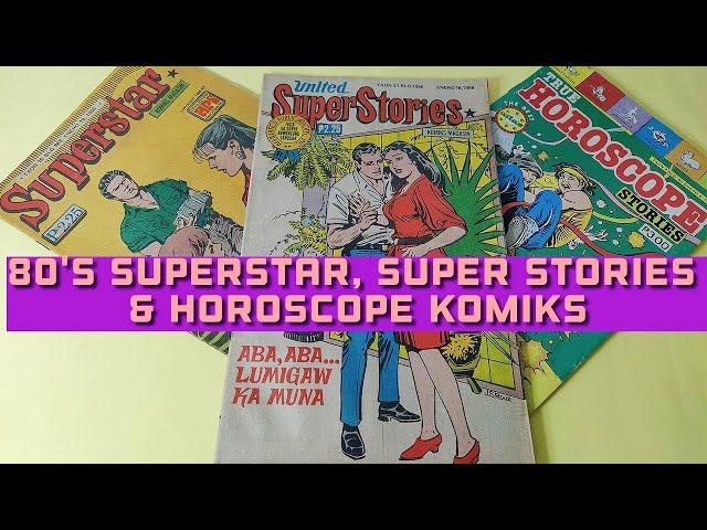 80's Superstar, United Super Stories & Horoscope Komiks || Vintage Pinoy Komiks