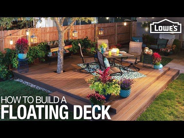 How to Build a Floating Deck