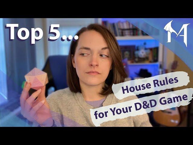 Top 5 House Rules for Your D&D Game