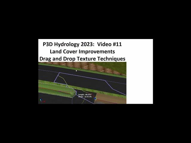 Carlson Precision3D 2023 Video 11 - Drag Drop Textures for Land Cover C Coef Accuracy