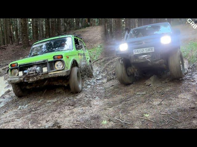 [MUD OFF ROAD] - LADA Niva 1.7 VS MITSUBISHI Shogun 2.8