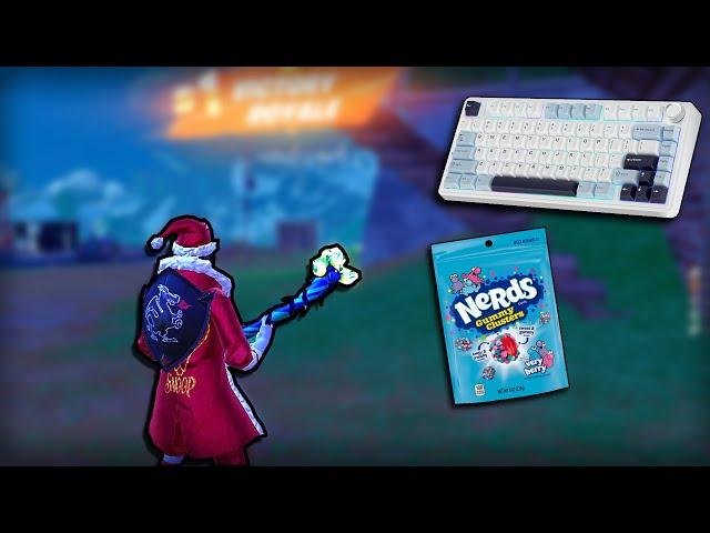 Fortnite ASMR - Nerds Gummy Clusters Mukbang (Whispering & Keyboard Sounds)