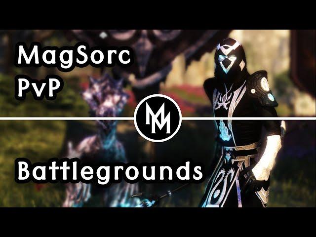 Suppression - ESO MagSorc Battlegrounds Build & Gameplay [Waking Flame]