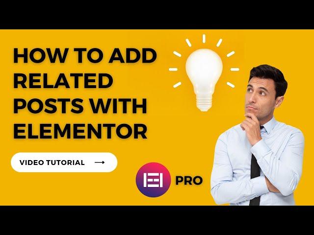 How to add related post section in Elementor | Elementor related posts