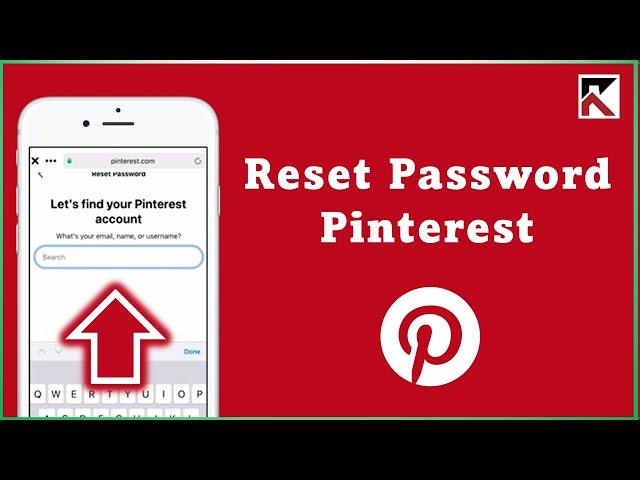 How To Reset Forgotten Password Pinterest | Change Pinterest Password