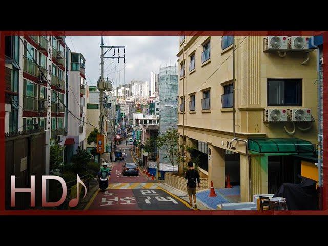 【HD】Ambient Stroll around Sharosugil in Seoul, South Korea | Quiet Backstreets and Narrow Alleys