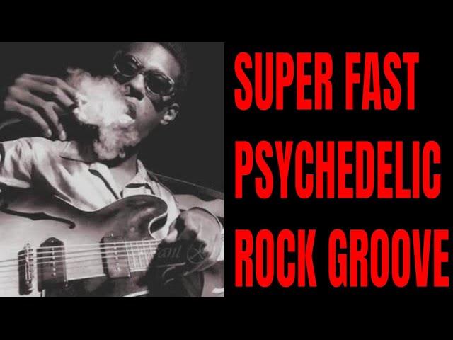 Fast Psychedelic Rock Jam Track | Guitar Backing In D Minor