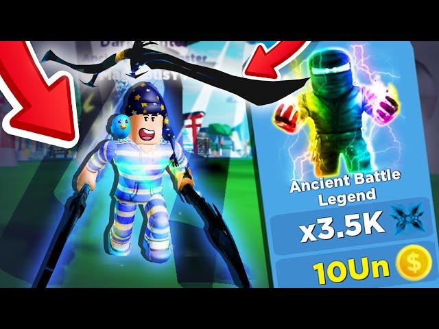 The MAX RANK Is INSANE And I Unlocked The STRONGEST DARK SHADOW BLADE In Ninja Legends! (Roblox)