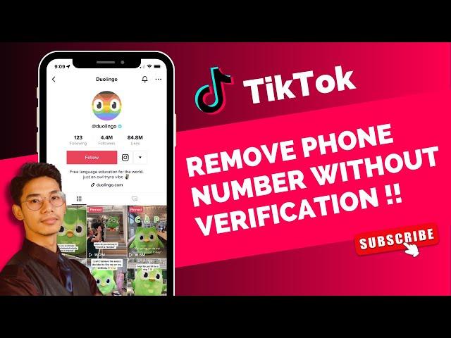 How to Remove Phone Number from TikTok Without Verification Code !