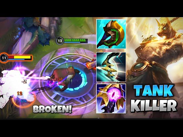 TERMINUS MAKES NASUS ULTRA BROKEN AND SHRED TANKS LIKE NOTHING! WILD RIFT (RUNES & BUILD)