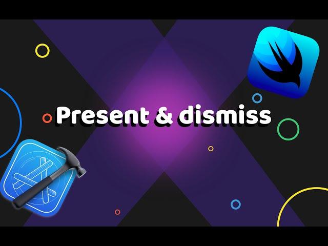 Learn How to Present and Dismiss A View in SwiftUI | SwiftUI Tutorial