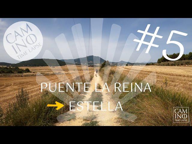 5 Puente la Reina to Estella | full etape | Camino Santiago