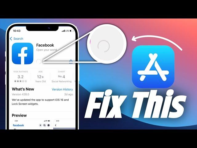 App Store Not Downloading Apps | App Store App Download Problem | Fix App Not Downloading App Store