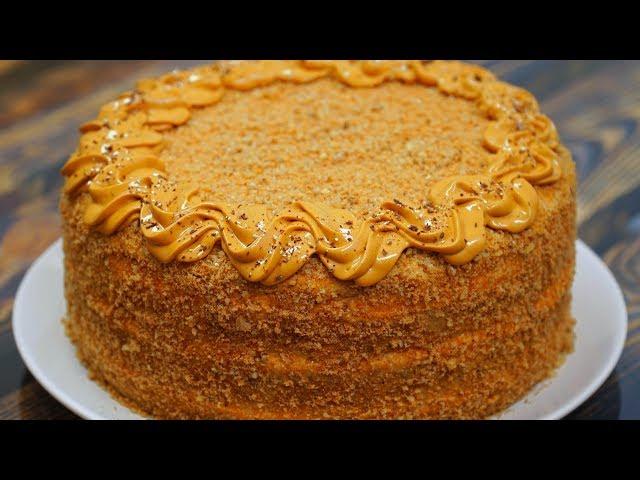 Cake "Caramel Night" A stunning cake for any holiday | Culinary with Tanya