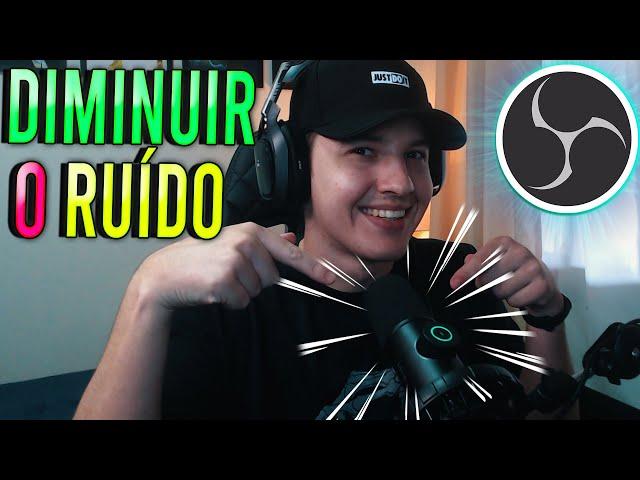 Como diminuir RUÍDO do MICROFONE no OBS Studio 2022