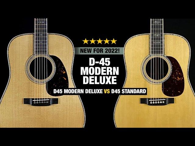 Martin D-45 Modern Deluxe (Compared to D-45 Standard)